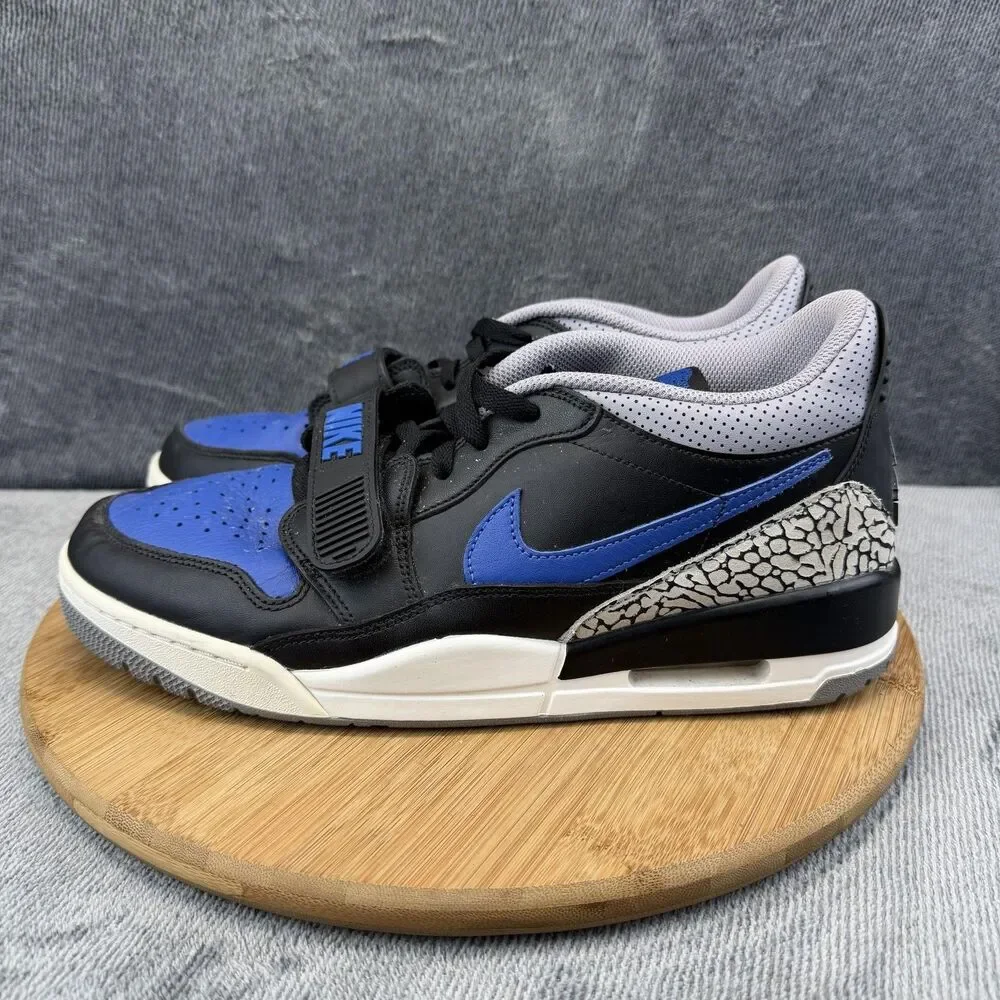 Jordan Legacy 312 Low Shoes Mens Size 10.5 Black Basketball CD7069-041 Sneakers